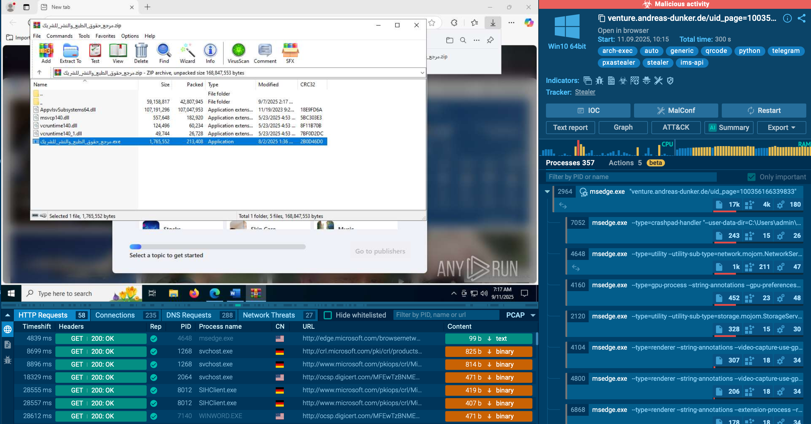 analysis in Sandbox