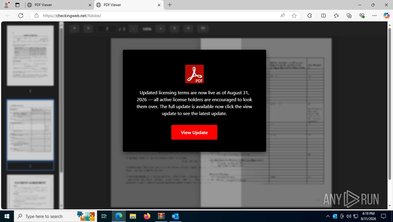 The counterfeit Adobe Reader that detonates a CSuite attack