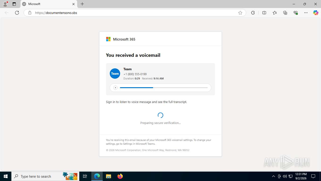 CSuite’s Device Code phishing: The Microsoft voicemail lure