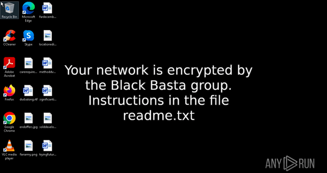 Black Basta analysis in ANY.RUN